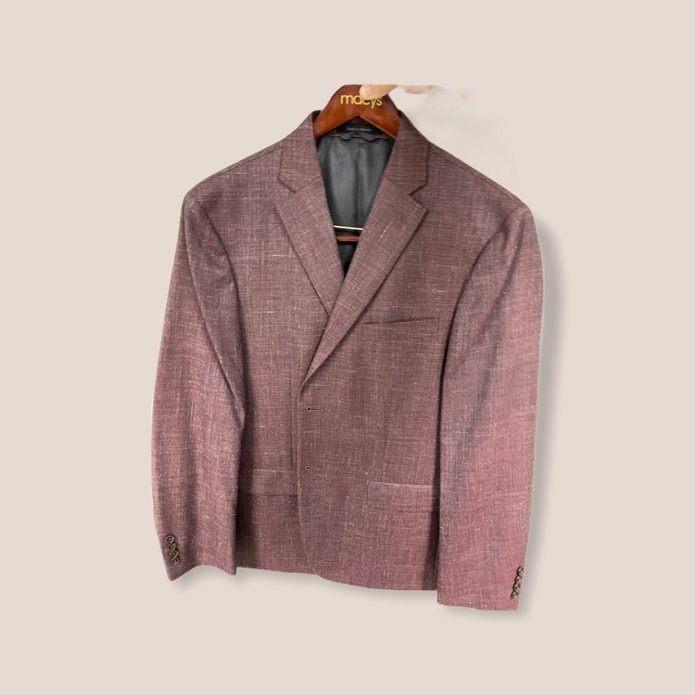 Ralph Lauren Men's Pink Red Striped Blazer